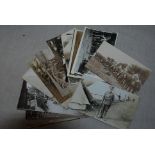 Units at Camp - 1907 to WWI - Fine range of mostly RP Postcards - Several identified: Mytchett,