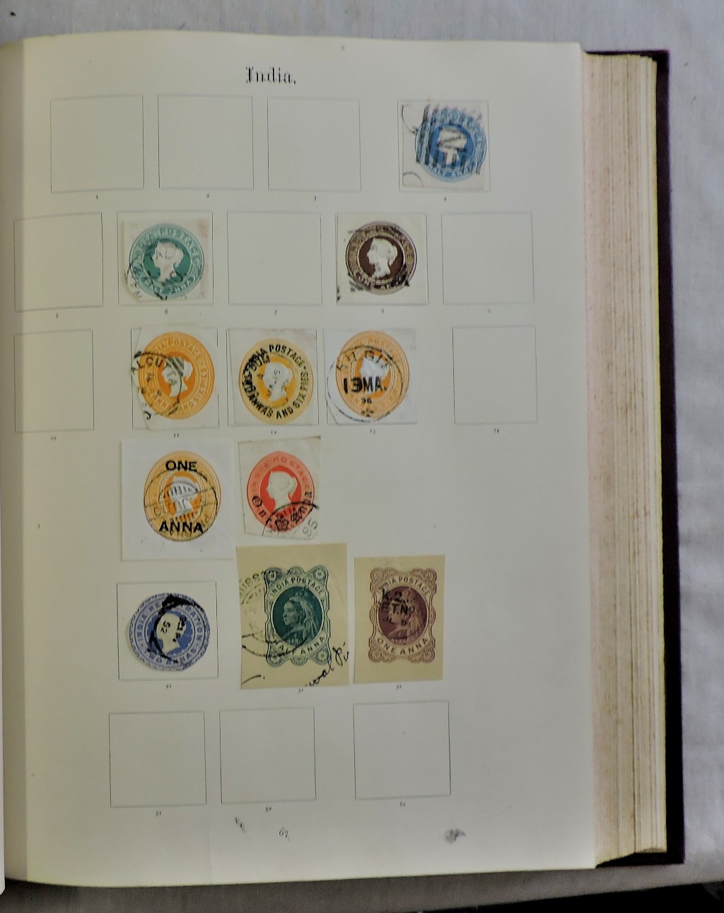 Imperial Stamp Album for Envelopes and Wrappers in excellent condition, quite scarce, with a clean