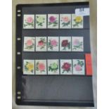 China 1964-Chinese peonies set, u/m mint, SG2185/2199, SG Cat £400