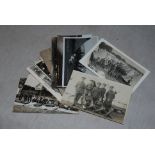 Military Units at camp - Range of mostly fine RP postcards including: Kent Brigade 1912 Worthing