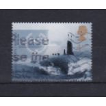 Great Britain 2001-Submarines Self Adhesive,(SG2207) perf 15./-14 mint scarce cat.£40