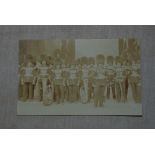 Irish Guards - Fine early RP postcard of The Irish Guards Band