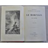 Wyss,JR-Le Robinson Suisse, 1882-Librairie Hachette Paris, good condition