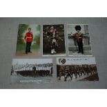 Scots Guards - Range of colour cards and RP's - 1st Guards Brigade Drill Display etc (10)