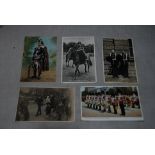 Scots Guards - Good batch of RP and artist Cards: YMCA Camp (Scots Guards), Drummers 2nd Scots
