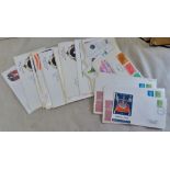 Great Britain - 1975 to 1976 FDCs etc (32 covers) in total, mixed addresses.