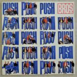 Push - bros(LP) 1988 CBS CB 291-with picture inner with lyrics-near mint sleeve and vinyl-in