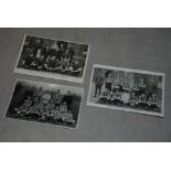 Military Football team RP Postcards: Kings Own Regiment, 2nd Manchester Regiment, ASC (3) fine