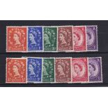 Great Britain 1957-Edward WMK 1st Graphite MNH 561-566(6 values) Cat £14-Edward WMK(INV(CDS) incl