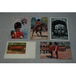 Coldstream Guards - Range of RP and Artist postcards including: Harry Payne (7), Tucks' early