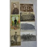 Royal Artillery WWI Portrait and unit postcards, mostly RP's R.A. And R.G.A. - nice lot (7)