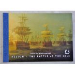 Gibraltar Nelson £5 Booklet - The Battle of the Nile.