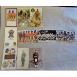 Queen's Own Cameron Highlanders - Good range of cards of the proud Regiment, some fine RP's, and