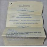 Kent Walmer Auctioneers inventory of household furniture & effects 18th Sept 1926