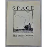 Space Benn Brothers' Magazine pub. London October 1948 vol xxi no 153 pp nos 61 -76