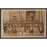 Hampshire Regiment - Fine Photo Postcard Band and Drums