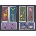 China 1974 Acrobatics SG 2555/60 mm