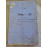 Lincolnshire 1878 abstract title re North Scarle near the City of Lincoln