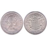 Great Britain 1956-Half Crown, Uncirculated