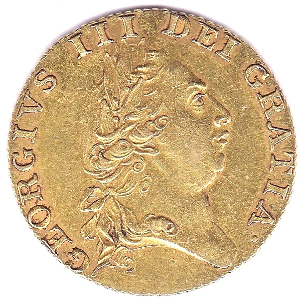 Great Britain 1787-Gold George III Guinea, EF S 3729. - Image 6 of 6