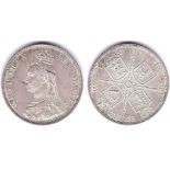 Great Britain 1887-Jubilee Florin, GEF