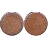 Luxemburg 1930- 5 cents EF, KM40, quite scarce