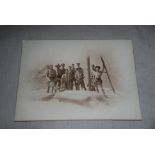 Military WWII photograph-soldiers in Egypt 8"x6"