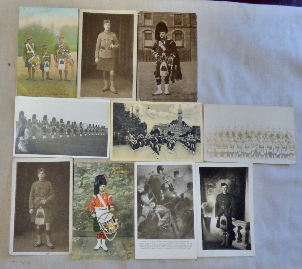 Black Watch - Range of mint RP's, Band, Pipers etc (10)