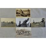 Royal Artillery - Fine postcards Heavy and Other Pieces - useful Lot including RP's (5)