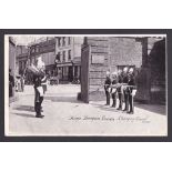 King's Dragoon Guards - RP Postcard "Changing Guard" by Knight. An excellent postcard