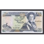 Banknote - 2000 £20, George Baird, Ian Black, 'PC' AUNC