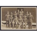 Manchester Regiment WWI 1st/8th (Arnwick Bn) Group/Section Photo Postcard May 1916