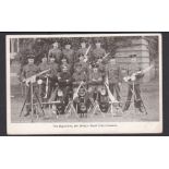 8th (King's Royal Irish) Hussars The Signalers WWI RP Postcard, produced by Gale and Polden.