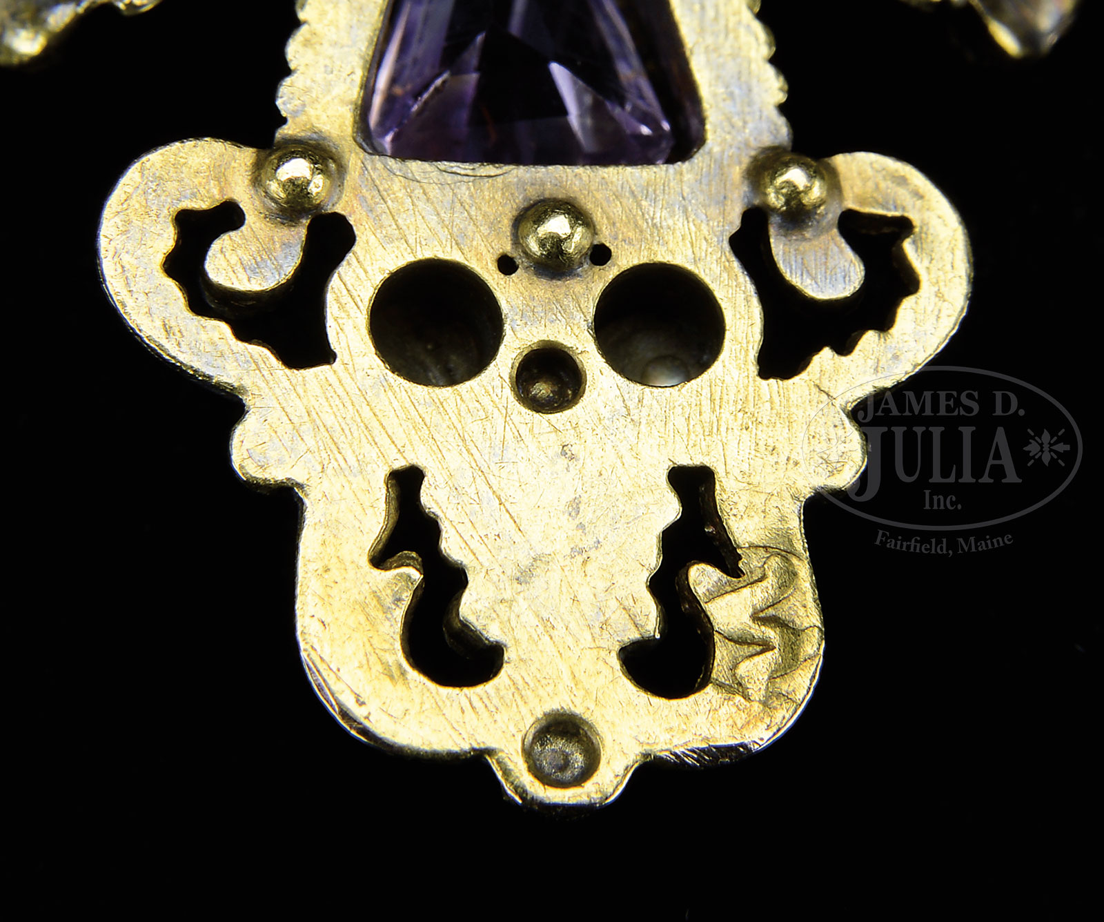 FINE BAROQUE NUREMBERG JEWELED CROSS. - Image 3 of 3