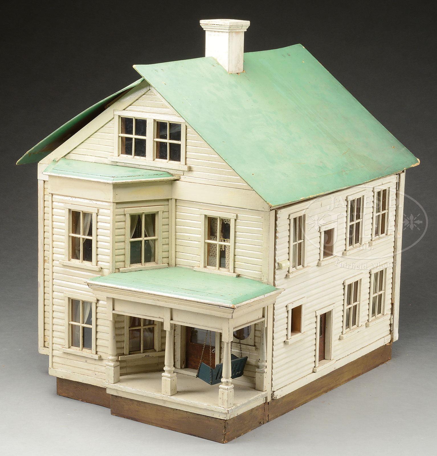 ANTIQUE DOLL HOUSE FROM ALTOONA, PENNSYLVANIA.