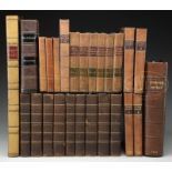 BOOKS: 26 VOLUMES ASSORTED LEATHER BOUND SETS AND SINGLES.