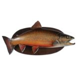 DAVID FOOTER BROOK TROUT TROPHY MOUNT.