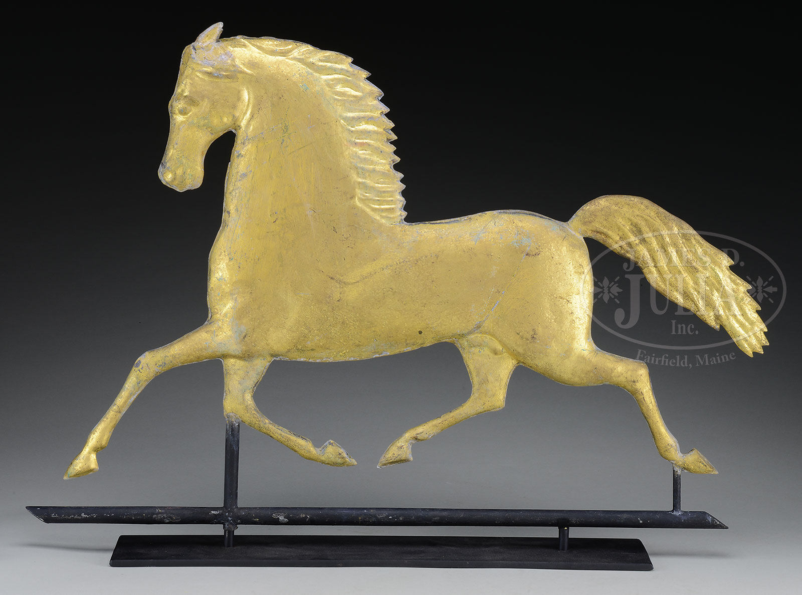 BLACKHAWK WEATHERVANE ATTRIBUTED TO HARRIS & CO.