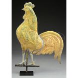 ROOSTER WEATHERVANE ATTRIBUTED TO CUSHING.