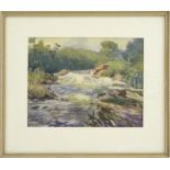 CHARLES HENRY RICHERT (American, 1880-1974) THREE FRAMED LANDSCAPE WATERCOLORS.