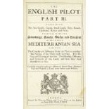 BOOK: BOUND VOLUME OF THE ENGLISH PILOT PART II AND III, AND MEDITERRANEAN...