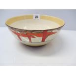 CLARICE CLIFF "Red Trees" pattern 7" circular bowl