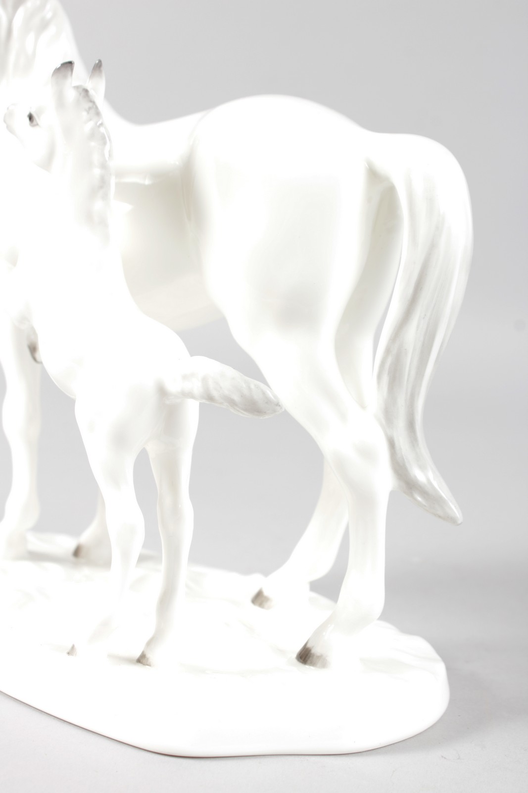 A NORITAKE STUDIO COLLECTION BONE CHINA "MARE AND FOAL". 8ins high. - Image 2 of 6