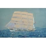 Kenneth Denton Shoesmith (1890-1939) British. A Clipper in Full Sail, Watercolour, Signed, 10.75"