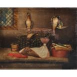Manner of Benjamin Blake (c.1770-c.1830) British. A Larder Still Life, with Fish and Game, Oil on