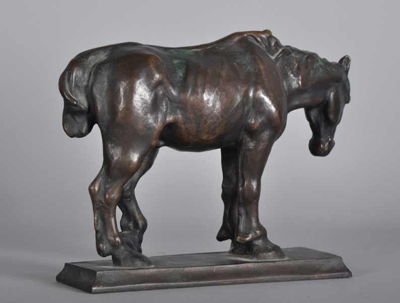 After Thomas Gainsborough (1727-1788) British. "Standing Pony", Bronze, Inscribed 'Gainsborough's - Image 3 of 6