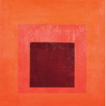 After Josef Albers (1888-1976) German/American. 'Study for Homage to the Square', "Blood Orange,