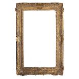 19th Century English School. A Swept Carved Giltwood Frame, 16" x 28.25".