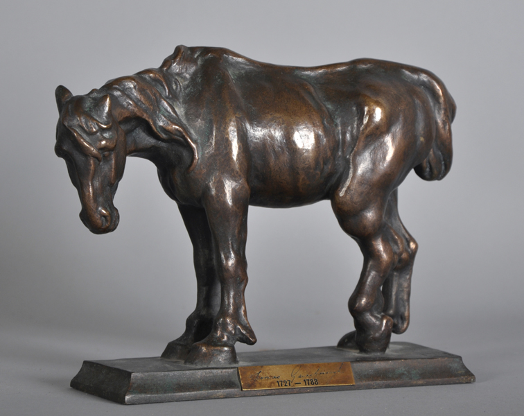 After Thomas Gainsborough (1727-1788) British. "Standing Pony", Bronze, Inscribed 'Gainsborough's - Image 2 of 6