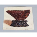 AN UNFRAMED WATERCOLOUR PAINTING ON PAPER DEPICTING THE LIBATION CUP IN THE PRECEDING LOT 99,